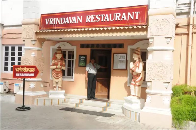 Vrindavan restaurant entrance